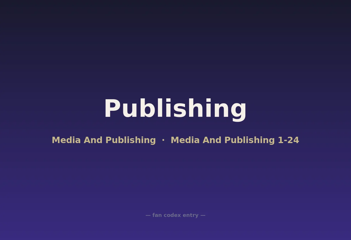 Publishing